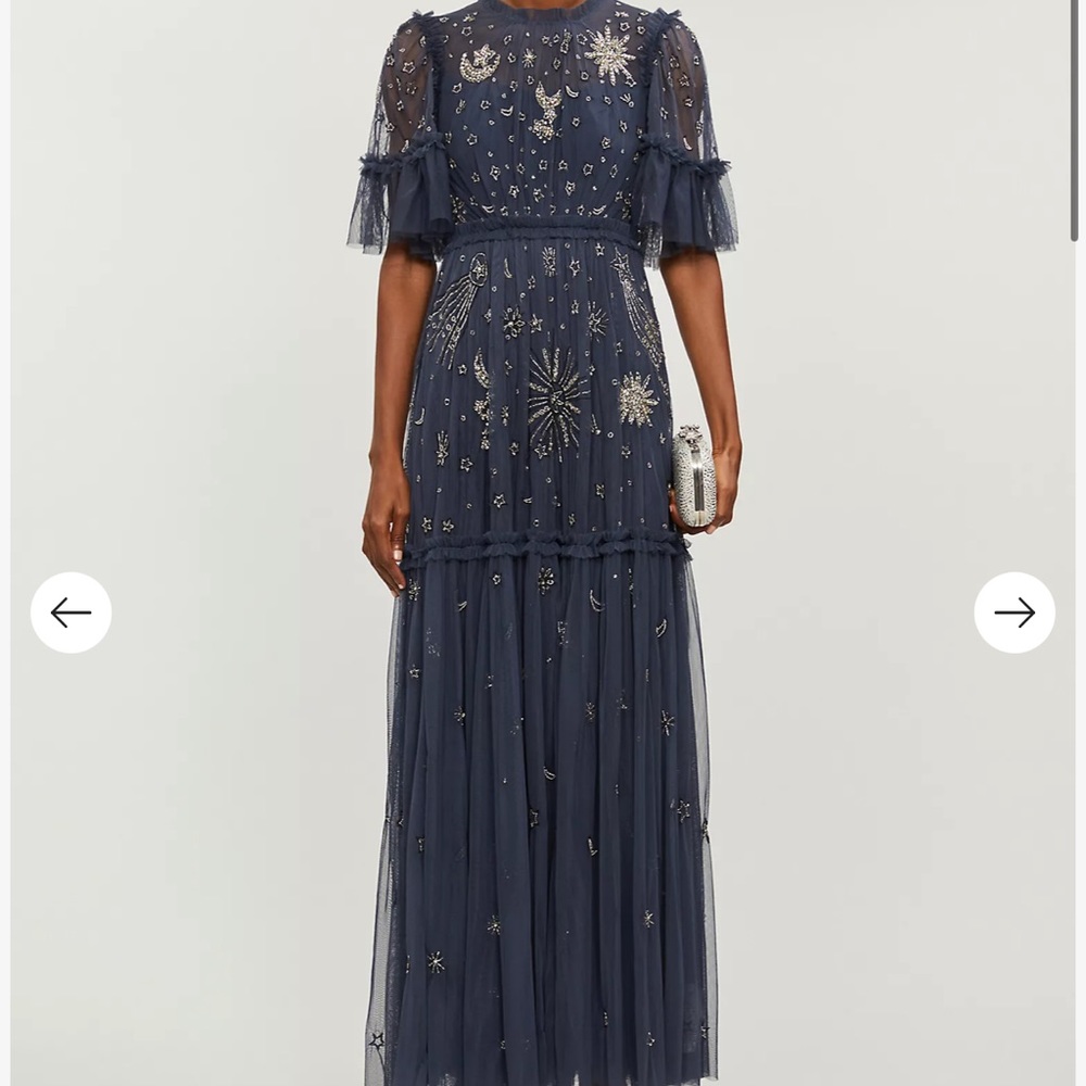 Needle & thread x Jasmine Hemsley Ether crystal-embellished recycled-tulle gown